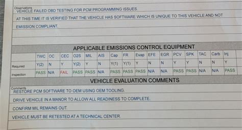 Passing Emissions with Cobb AP 